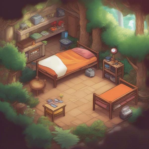 Pokemon Fire Red Omega Secret Base in Hidden Area
