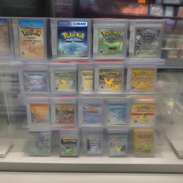 Graded and Sealed Pokemon Game Collection