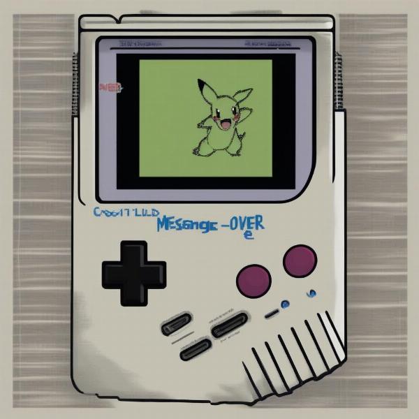 Pokemon Game Over Screen Indicating Data Loss