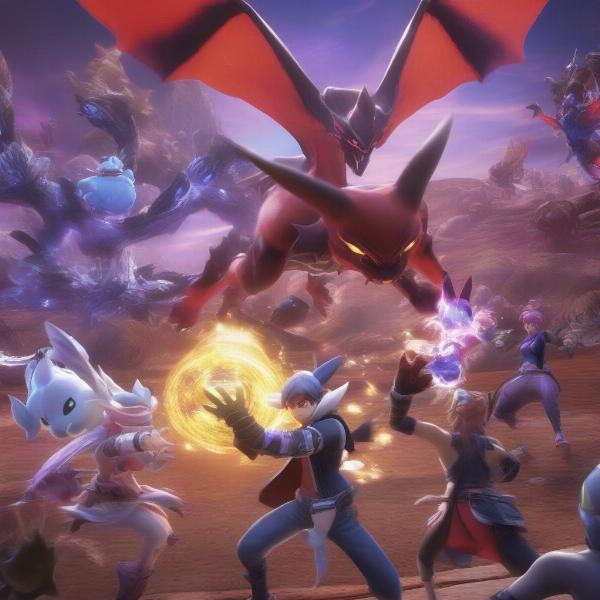 Tera Raid Battle in Scarlet and Violet