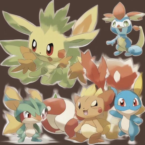 Pokemon X Starter Pokemon Choices