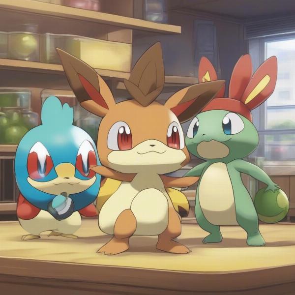 Pokemon X Starter Pokemon Selection