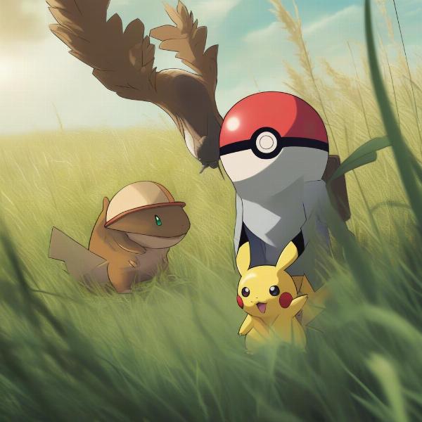Encountering Wild Pokemon in Pokemon X and Y