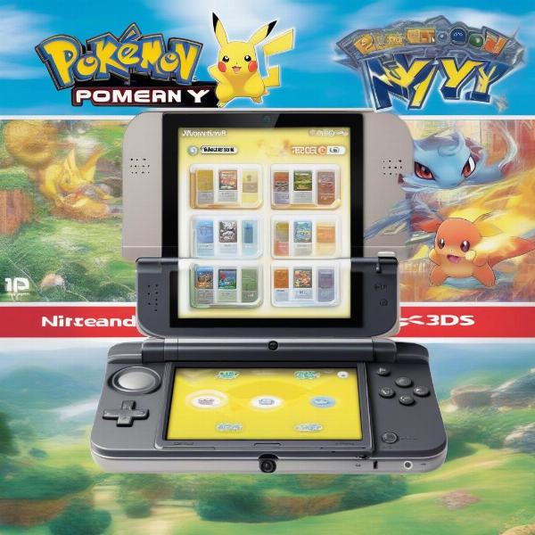 Pokemon Y New Game Start Screen