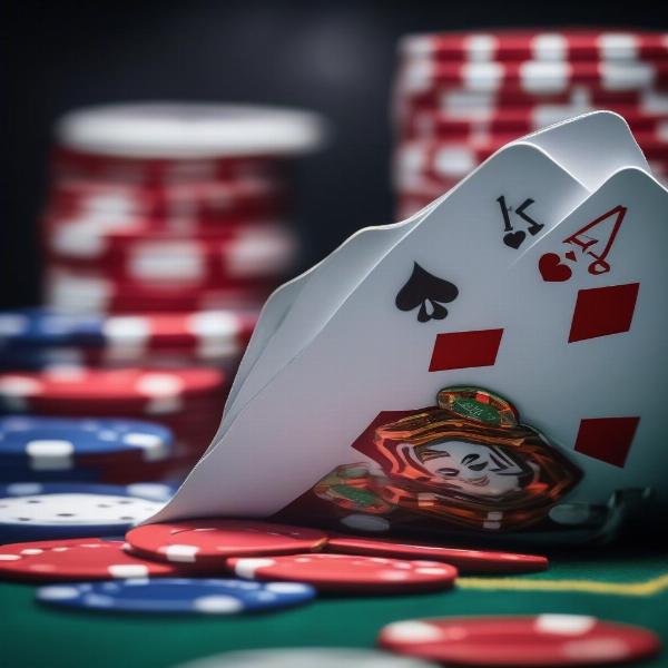 Poker Hand and Chips