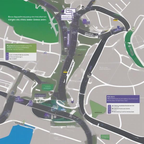 Post-game traffic flow around M&T Bank Stadium