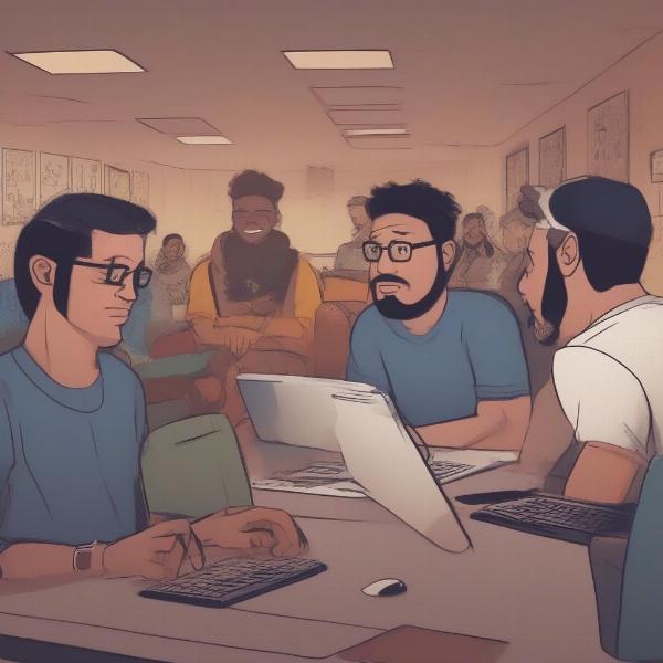 Engaging with the community and providing post-launch support for a published game.