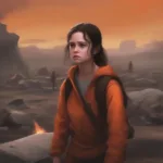 Primrose Everdeen in the Hunger Games Arena