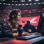 Professional Esports Player Competing in a Tournament