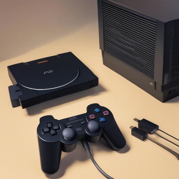 PS2 Slim Playing PS1 Game