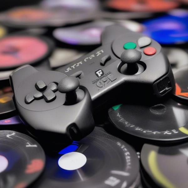 PS3 Controller and Game Discs
