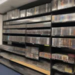 PS3 Game Collection on a Shelf