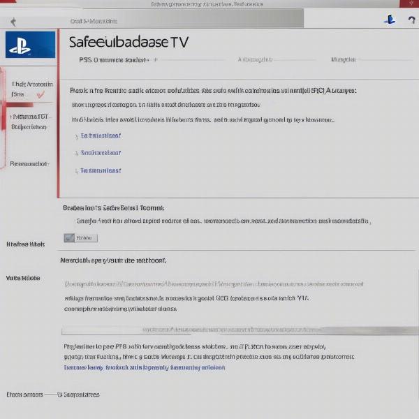 Rebuilding PS4 Database in Safe Mode