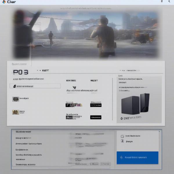 PS5 safe mode options menu