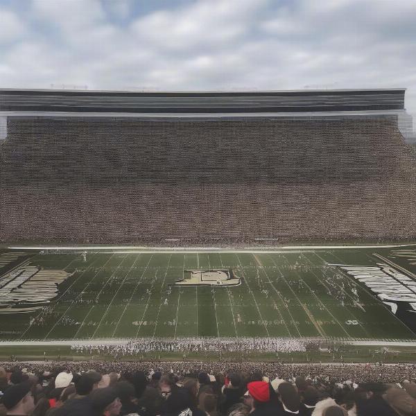 Purdue Wisconsin Game Fan Celebration