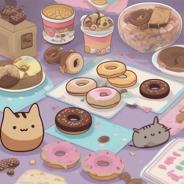 Pusheen Snack Time Card Examples
