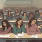 Students voting in Pyramid Game webtoon