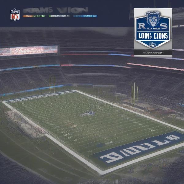 Rams Lions Broadcast Team Announcers