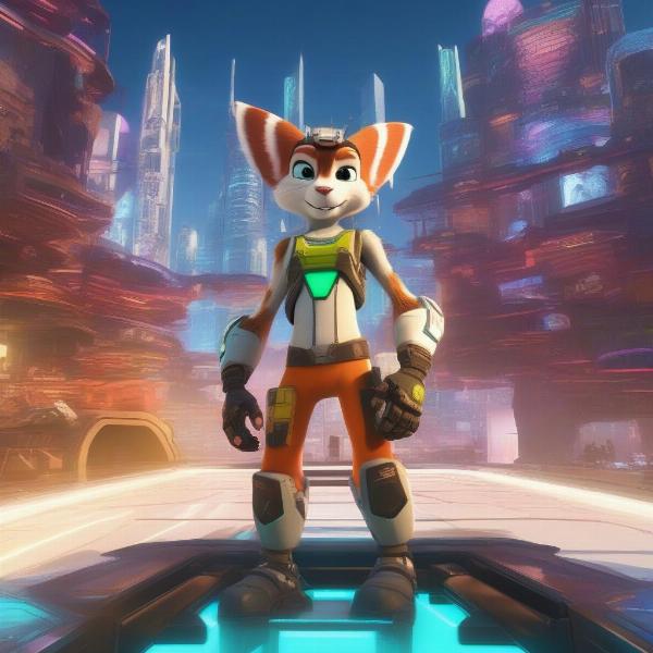 Ratchet & Clank: Rift Apart showcasing Dimensional Transitions and Ray Tracing