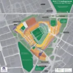 Parking Map for Ravens Games at M&T Bank Stadium