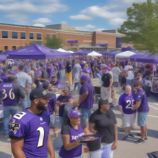 Tailgating at a Baltimore Ravens Game