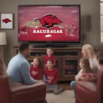 Razorback Football Game on TV