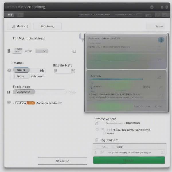 Recording Software Audio Input Settings