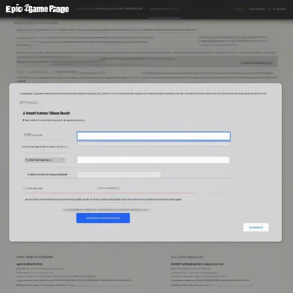 Recovering Epic Games account using email address