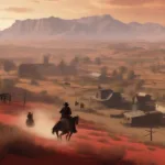 Red Dead Redemption's stunning open world landscape