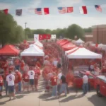 Red River Rivalry Fans Tailgating