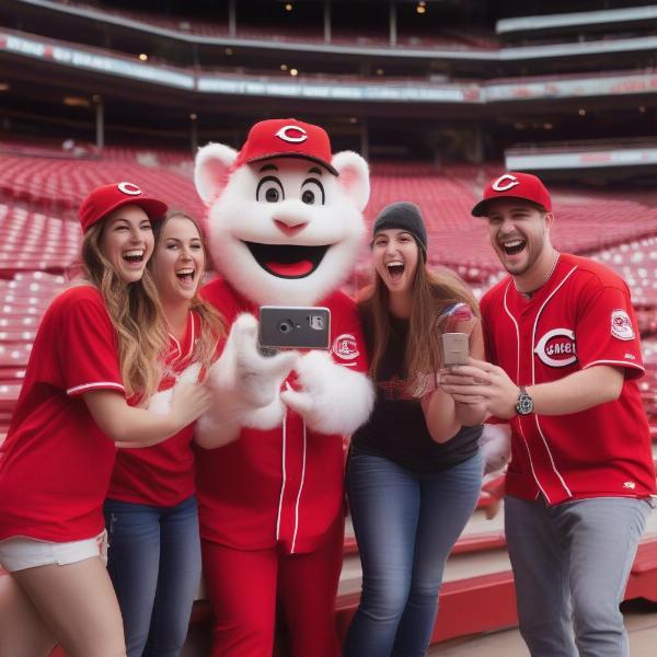 Enjoying Pre-Game Activities at Great American Ball Park