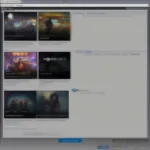 Reopening a minimized game window via the Steam client interface.