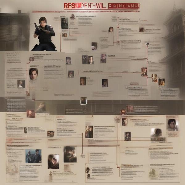 Resident Evil Main Timeline Connections