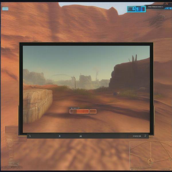 Example of Resolution Mismatch in Full Screen Mode