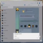 Roblox PS5 Chat Interface