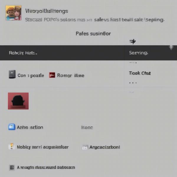 Roblox PS5 Chat Settings Menu