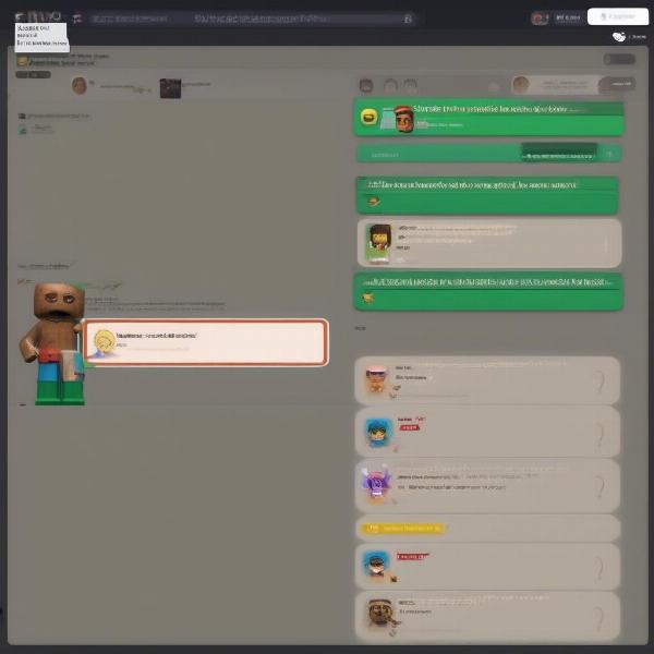 Roblox PS5 In-Game Chat Example