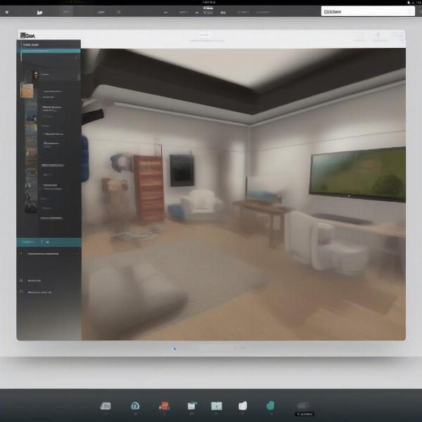 Roblox Studio Interface on iPad via Cloud Gaming