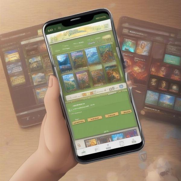 Downloading RPG Maker games on an Android phone.