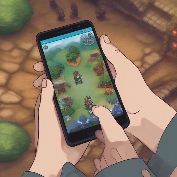 Playing RPG Maker games on Android phone.