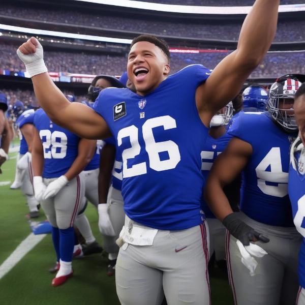 Saquon Barkley Giants Playoffs 2023