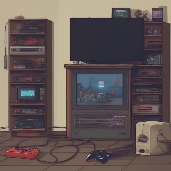 Optimal Sega Mega Drive Gaming Setup on a 4K TV