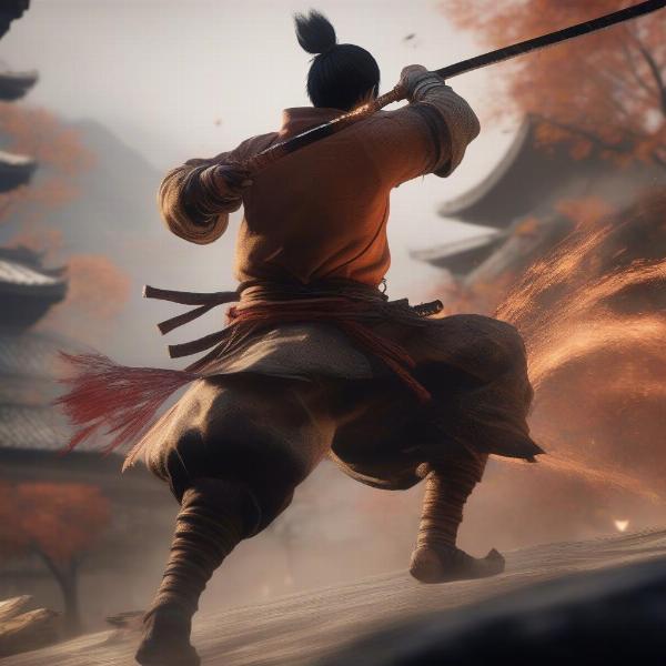 Example of Sekiro Combat