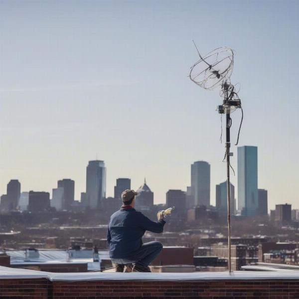 Installing a TV Antenna for Local Celtics Broadcasts