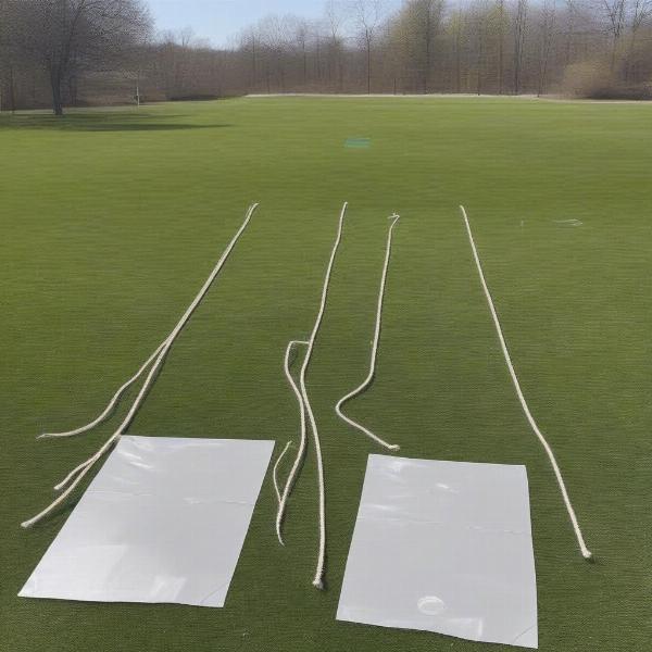 Setting up Washer Game Boxes and Throwing Lines