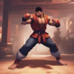 Practicing combos in a fighting game