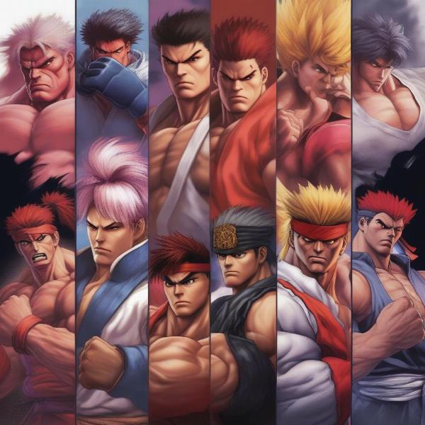 Shoto Character Examples from Popular Fighting Games