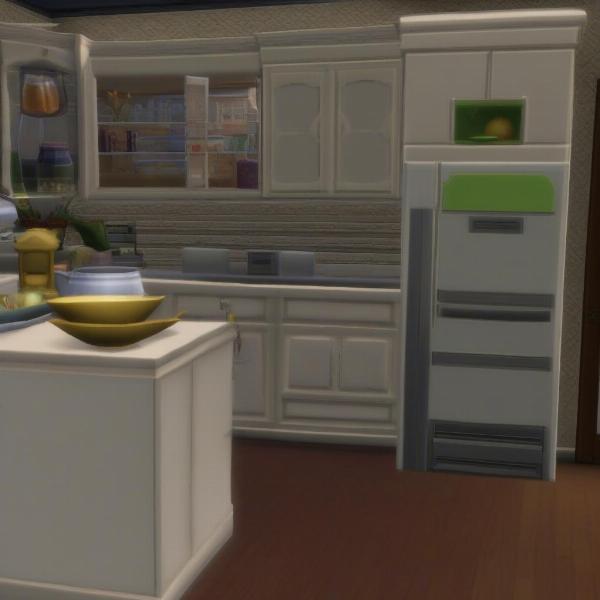 The Sims 2 Kitchen Featuring the Sim Blender