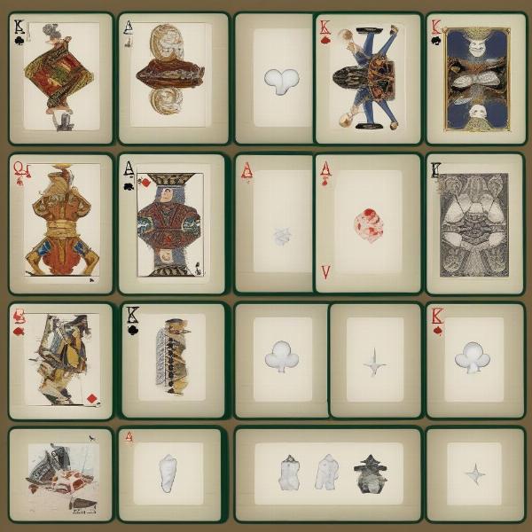 Various Single Deck Solitaire Games Layouts