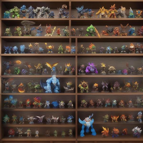 Skylanders Figures Collection Display